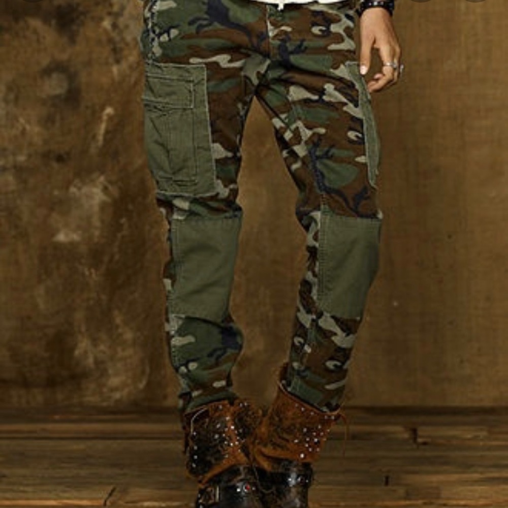 Ralph Lauren Denim & Supply corduroy camp cargo pants 27